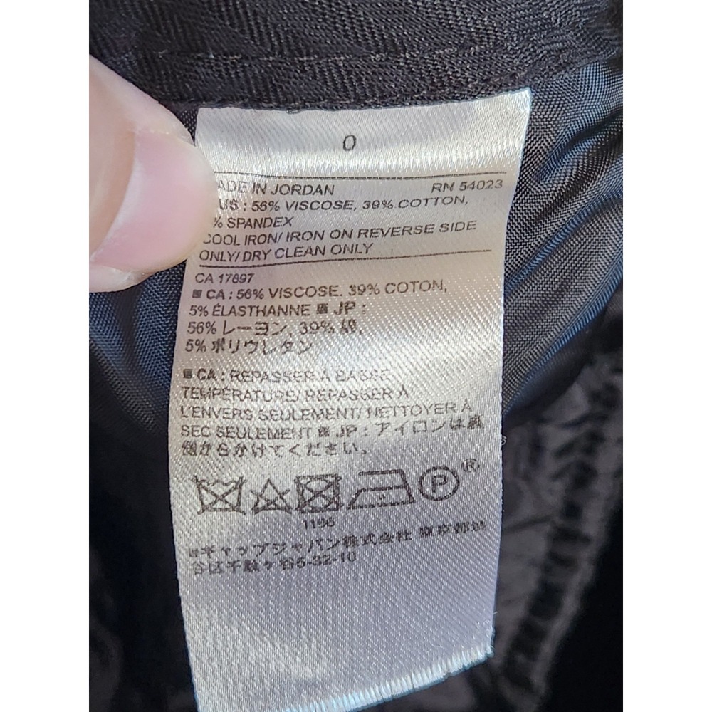Banana Republic Sloan Curvy Fit Pants‎ Womens Size 0 Black - Picture 5 of 5
